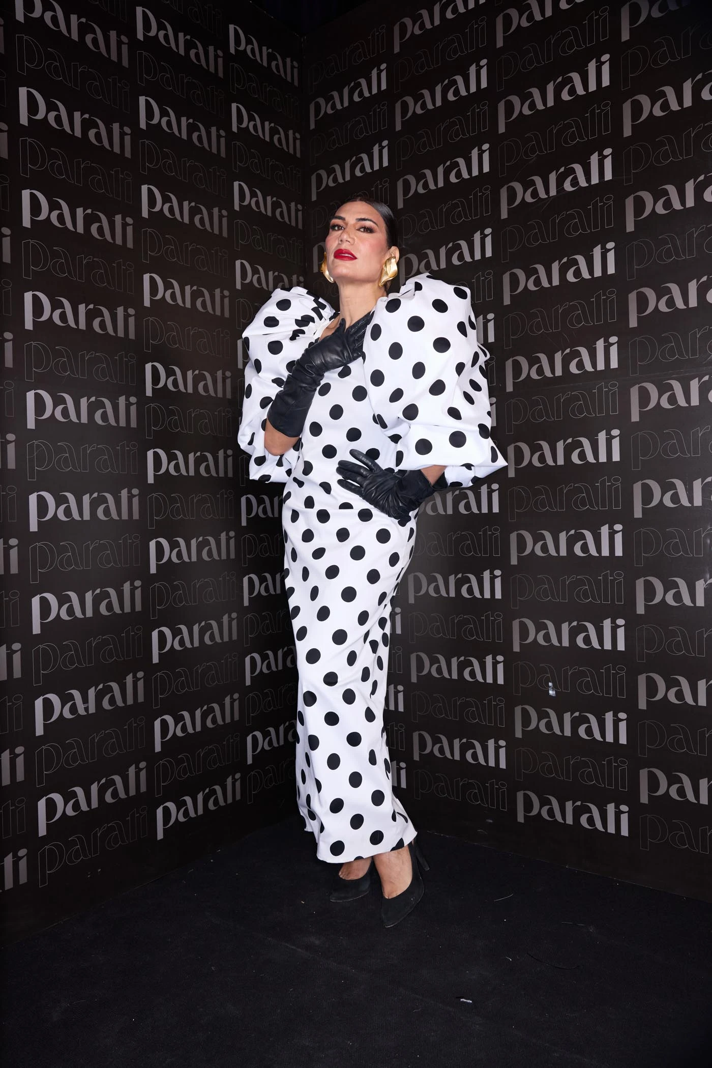 Flor de la V se sumó a la tendencia de los polka dots. 