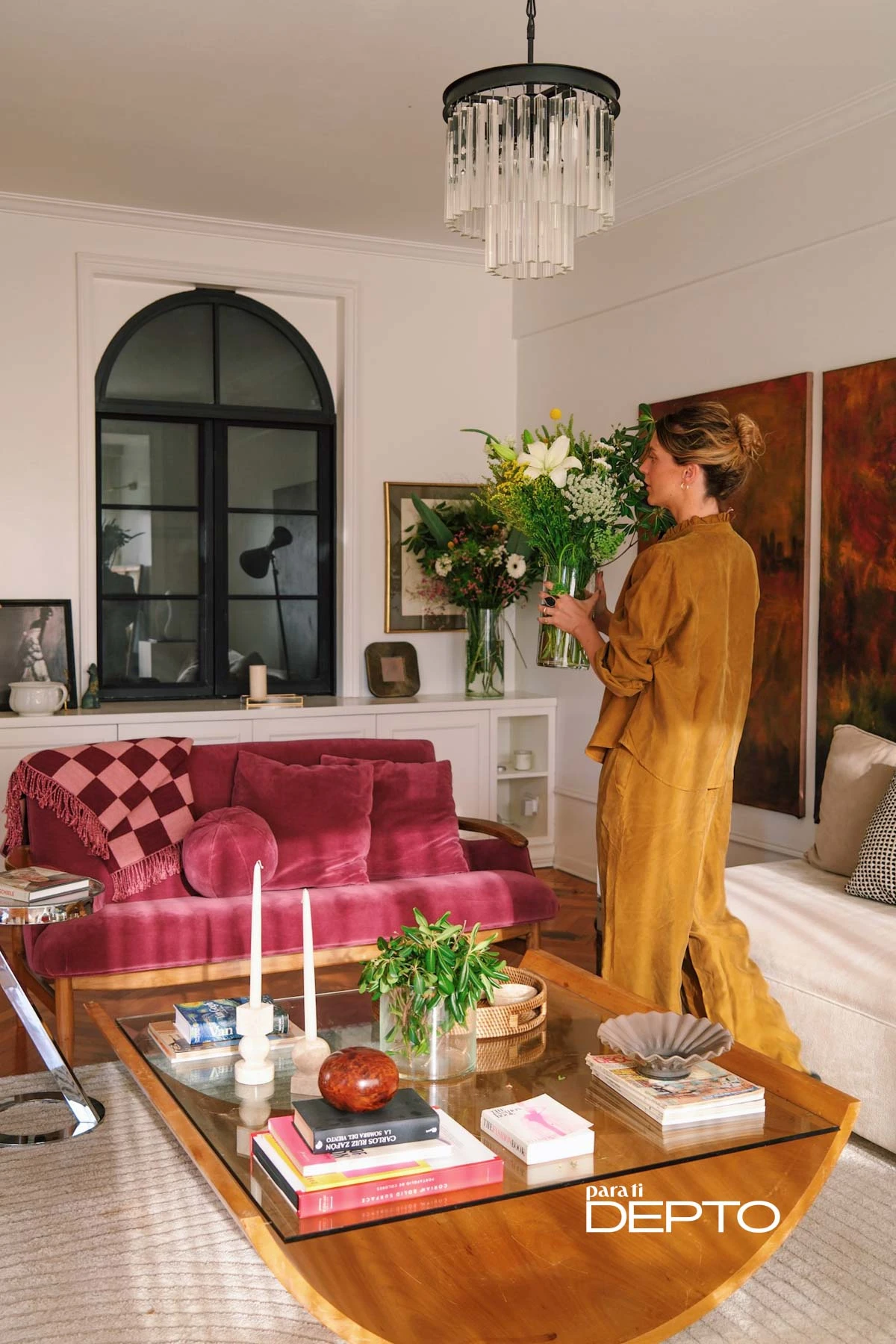 “Este departamento es mi propio laboratorio. Un lugar donde diseño, pruebo, cambio y, sobre todo, vivo el interiorismo en primera persona”.  