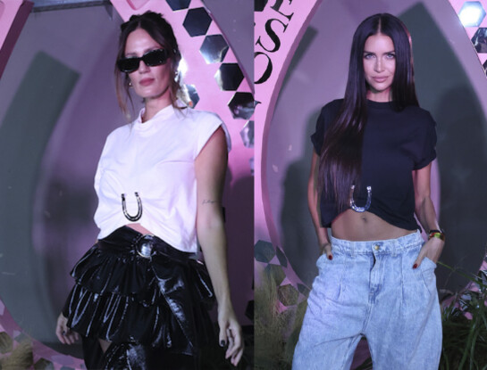 Así fue el incómodo encuentro entre Paula Chaves y Zaira Nara en un desfile: las fotos