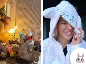 Así celebraron las Pascuas los famosos: búsqueda del huevo y tiernas decoraciones