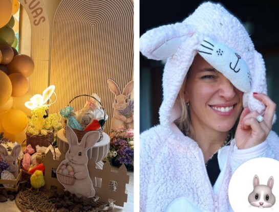 Así celebraron las Pascuas los famosos: búsqueda del huevo y tiernas decoraciones