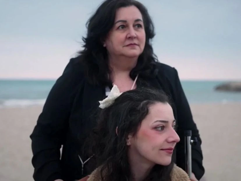 Noelia Castillo y su mamá