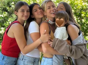 Nicole Neumann e hijas