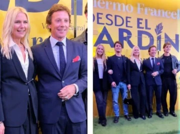 Los looks de Valeria Mazza y su familia en el estreno de "Desde el jardín"