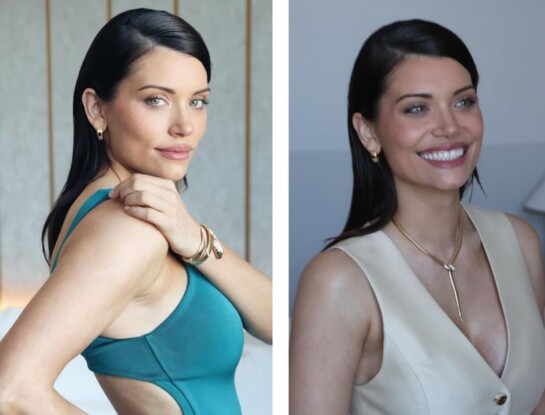 Los sofisticados looks de Eva de Dominici en una avant premiere