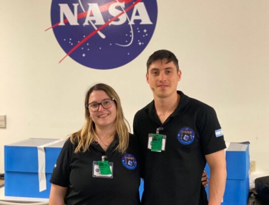 Aldana Guilera: "Saber que diseñaste algo con tus manos, que estuvo en el espacio y funcionó, no tiene precio"