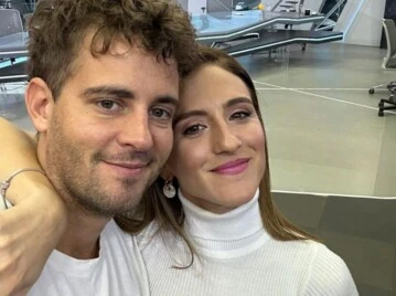 Carolina Amoroso celebró el aniversario con su pareja Guido Covini