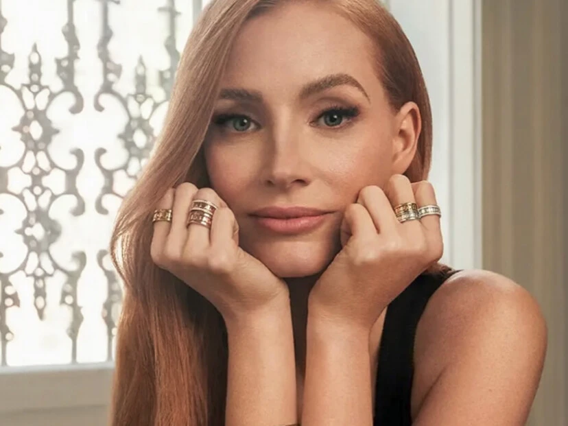 Jessica Chastain en alfombra roja de los premios Breakthrough.