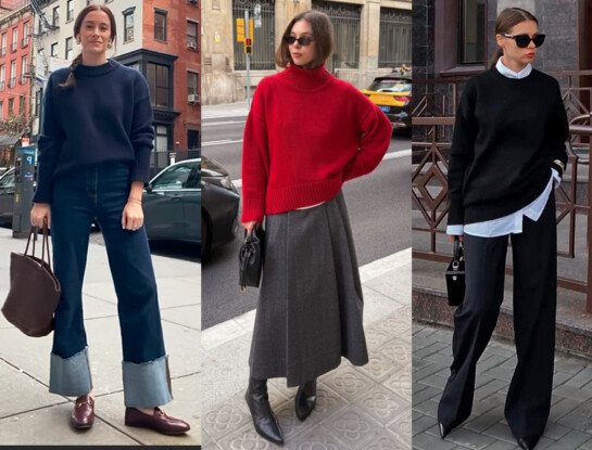 Guía de estilo: suéter tejido, el básico de invierno que se reinventa y se vuelve protagonista