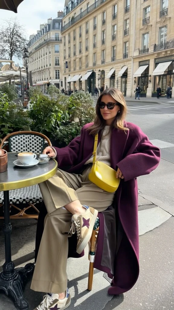 Guía de estilo: cómo combinar el color berenjena que se posiciona como el color de la temporada