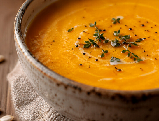 La receta fácil del día: sopa cremosa de calabaza lista en 25 minutos