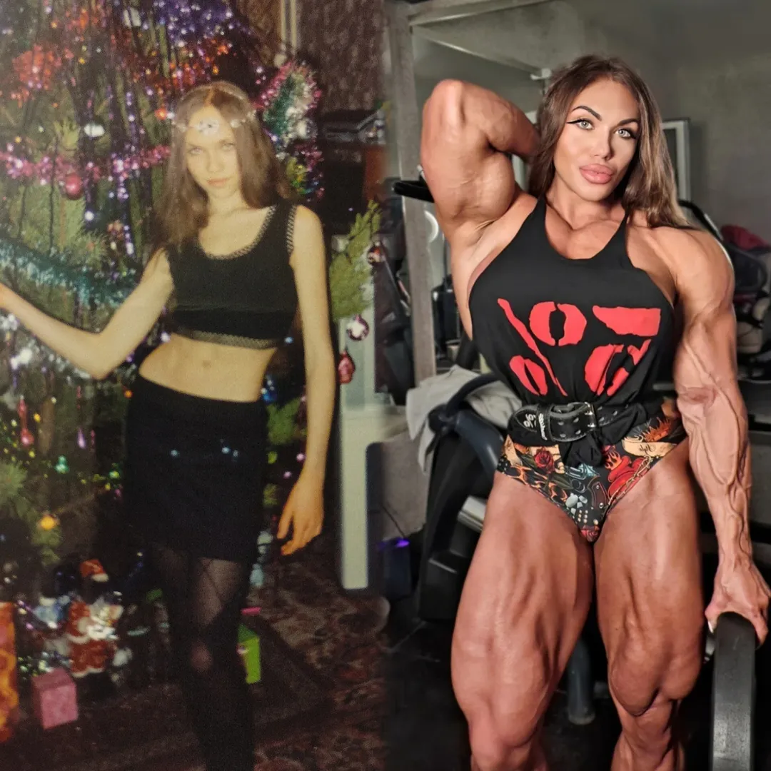 Empezó a entrenar para levantar su autoestima y hoy es la mujer más musculosa del mundo