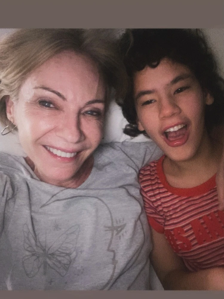 Inés Estévez junto a su hija Cielo. Fotos: IG. 