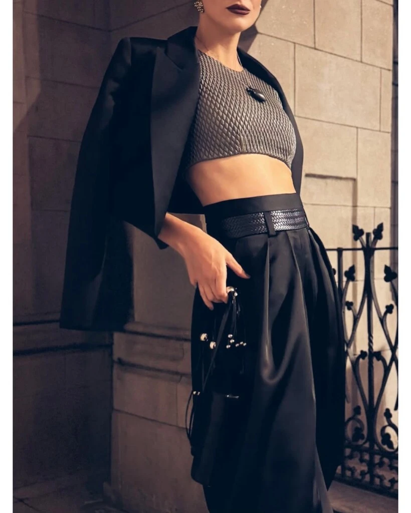 El look de Mónica Antonopulos. Foto: IG