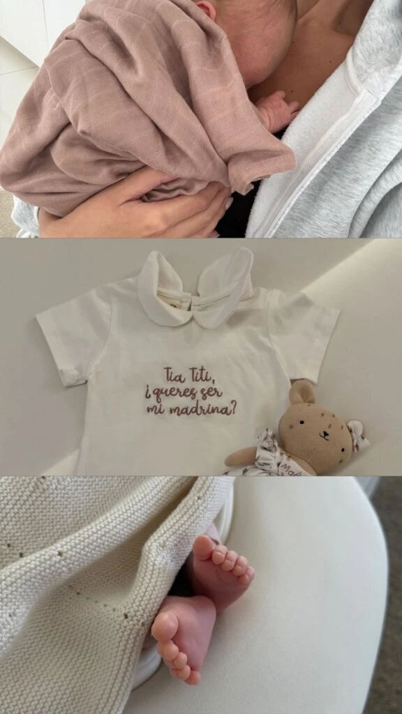 Más tarde, Tiziana compartió un collage con tres fotos inéditas que rápidamente enternecieron a sus seguidores. 