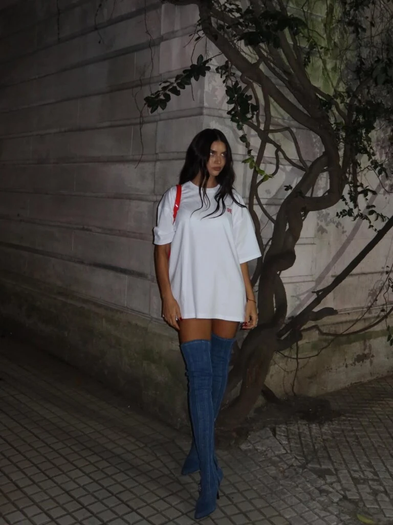 El look de Zaira Nara. Foto: IG