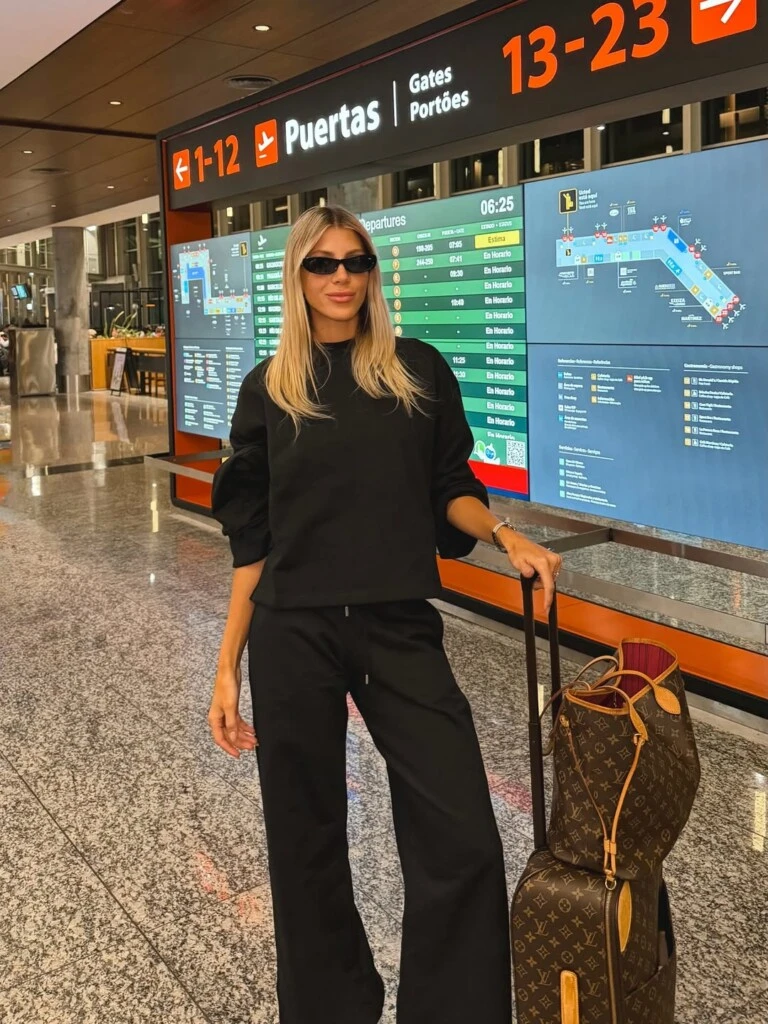 El look de Cande Ruggeri. Foto: IG