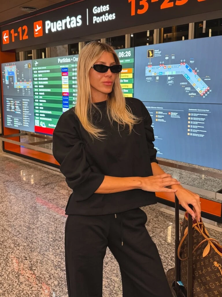 El look de Cande Ruggeri. Foto: IG