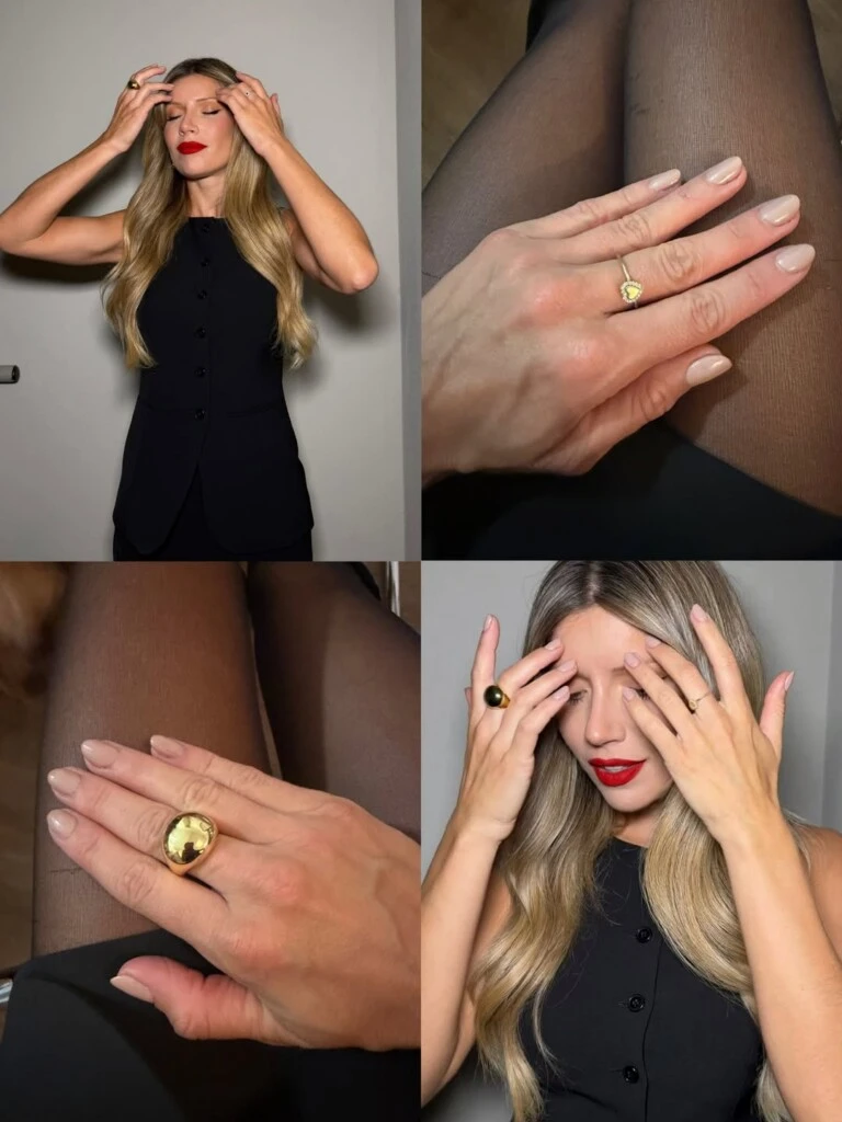 El look de Laurita Fernández. Foto: IG