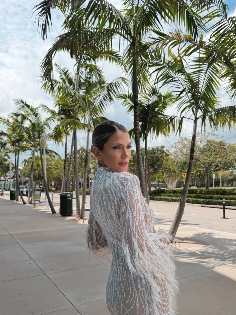 El look de Cande Ruggeri. Foto: IG