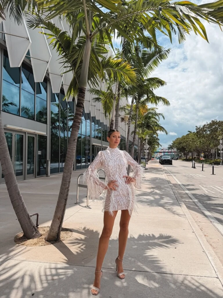 El look de Cande Ruggeri. Foto: IG