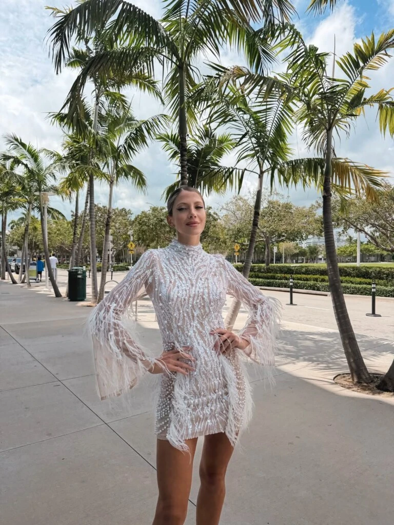 El look de Cande Ruggeri. Foto: IG