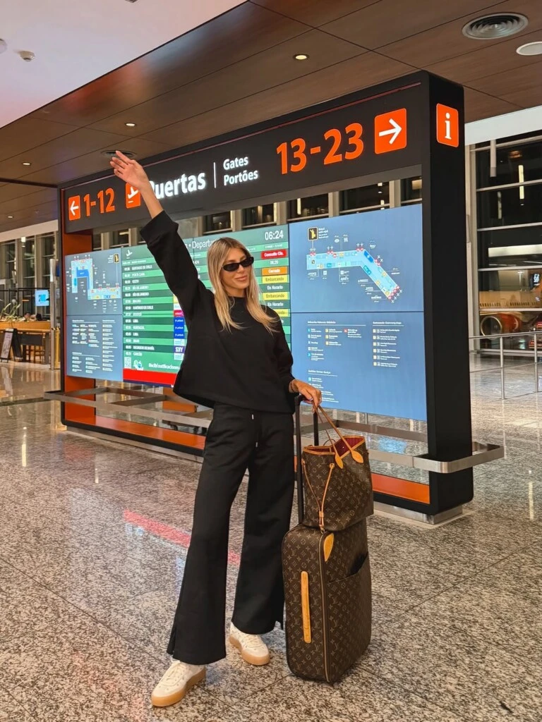 El look de Cande Ruggeri. Foto: IG