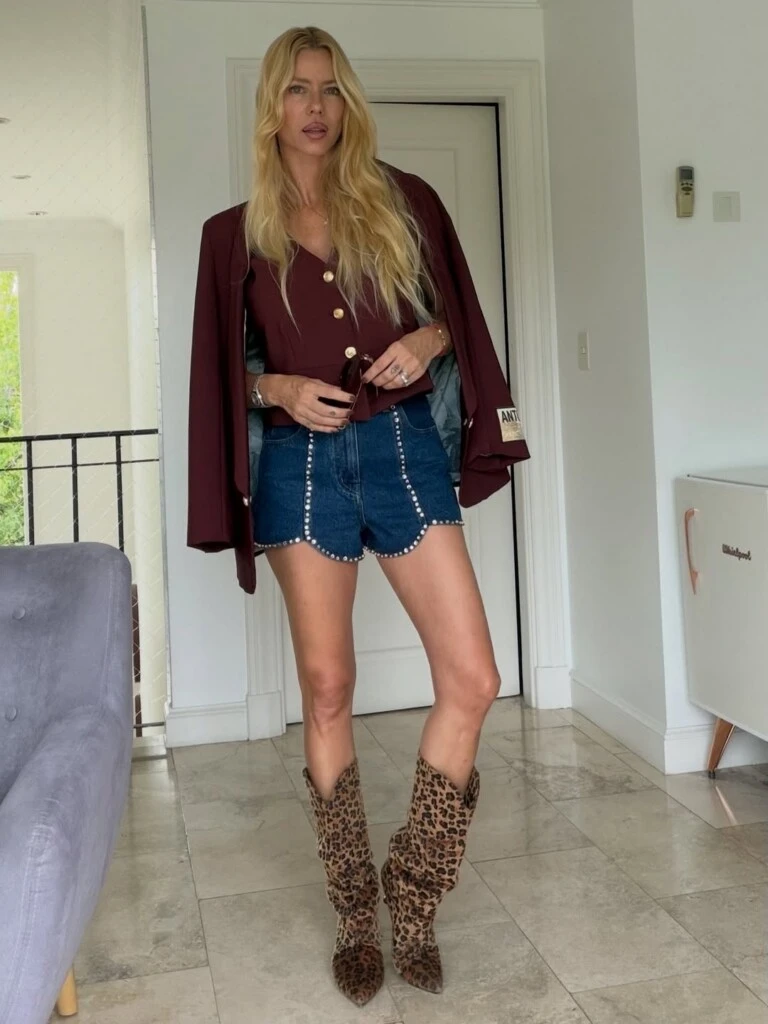 El look de Nicole Neumann. Foto: IG