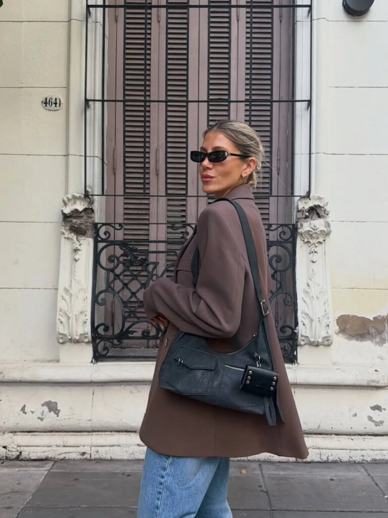 El look de Cande Ruggeri. Foto: IG