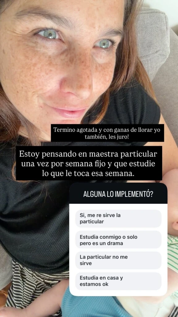 Lejos de quedarse solo en la catarsis, Juana también compartió una posible solución para aliviar la carga diaria. 