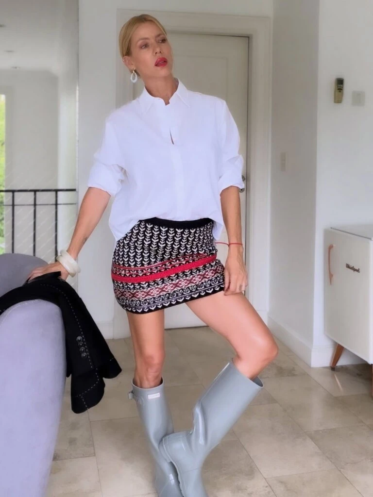 El look de Nicole Neumann. Foto: IG