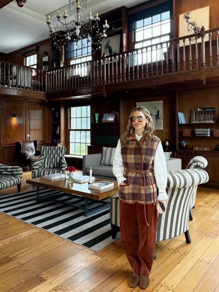 El look de María Vázquez. Foto: IG