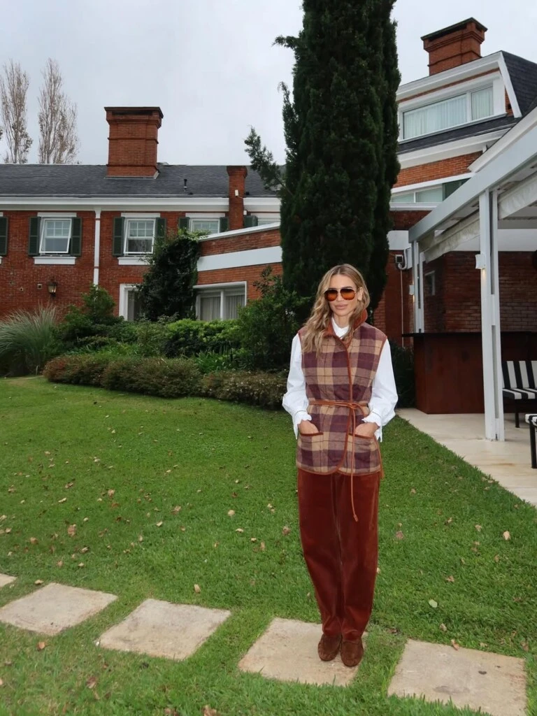 El look de María Vázquez. Foto: IG