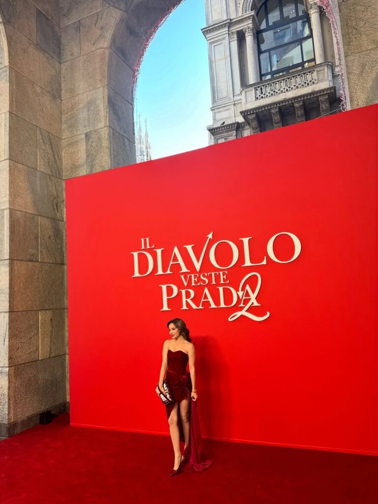 El look de Brenda Asnicar. Foto: IG