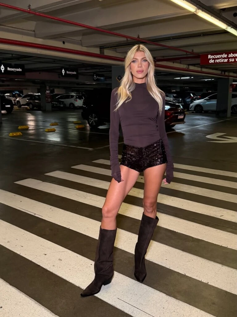 El look de Cande Ruggeri. Foto: IG