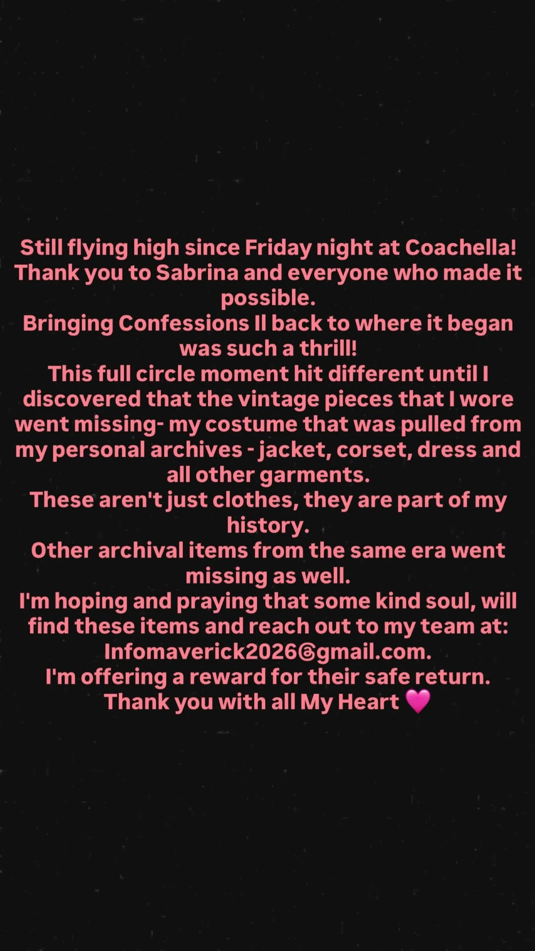 El fuerte descargo de Madonna. Fotos: IG. 