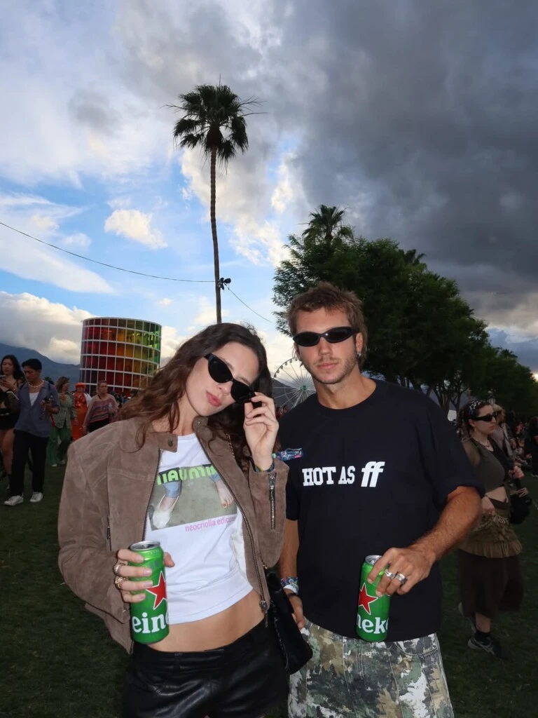 El look de Delfi Chaves. Foto: IG