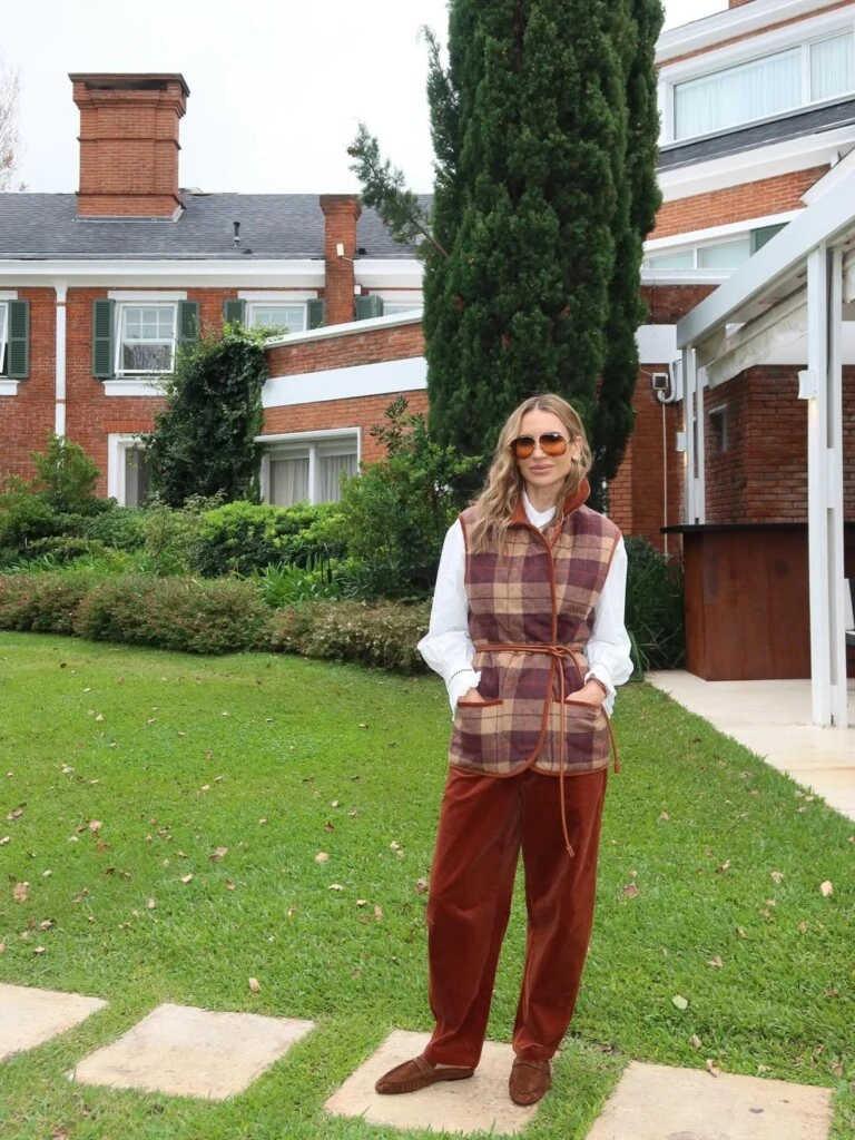 El look de María Vázquez. Foto: IG