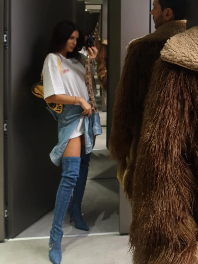 El look de Zaira Nara. Foto: IG