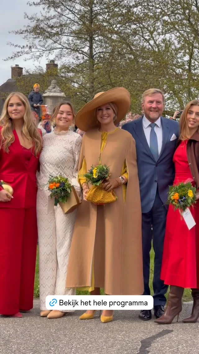 Máxima Zorreguieta y sus hijas en el Día del Rey: looks coordinados con estilismos súper chic