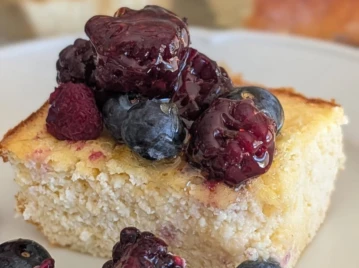 Torta proteica de ricota y limón: la receta ideal para una merienda equilibrada y llena de sabor