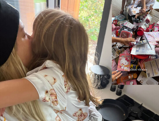 Con 18 valijas y regalos virales para sus hijas: así fue el impactante regreso de Wanda Nara