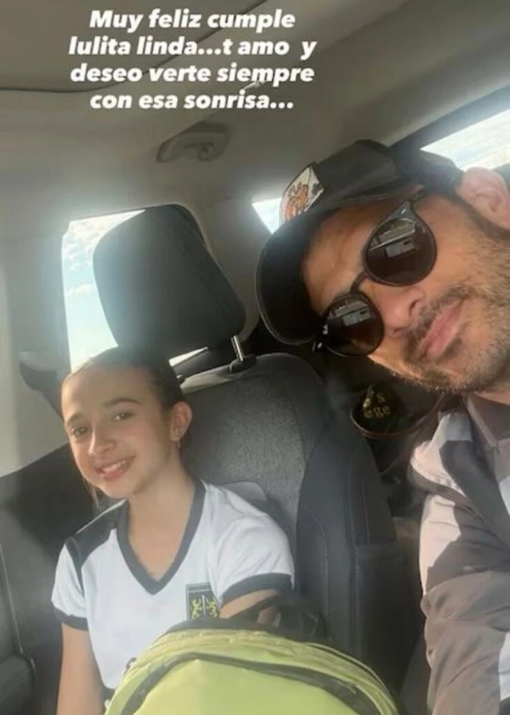 Por su parte, Cvitanich también le dedicó unas palabras a su hija, dejando ver su costado más sensible.