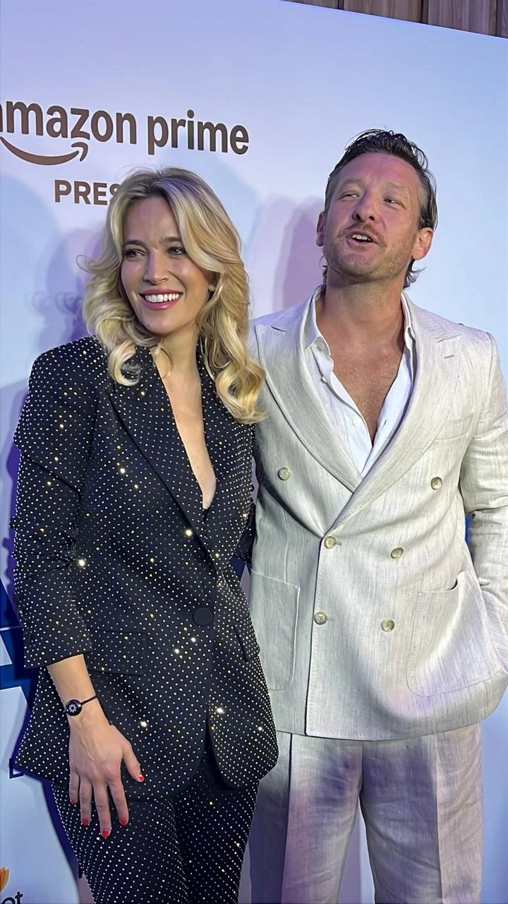 Luisana junto a Gustavo Bassani.