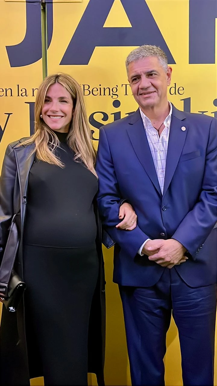 María Belén Ludueña junto a Jorge Macri.