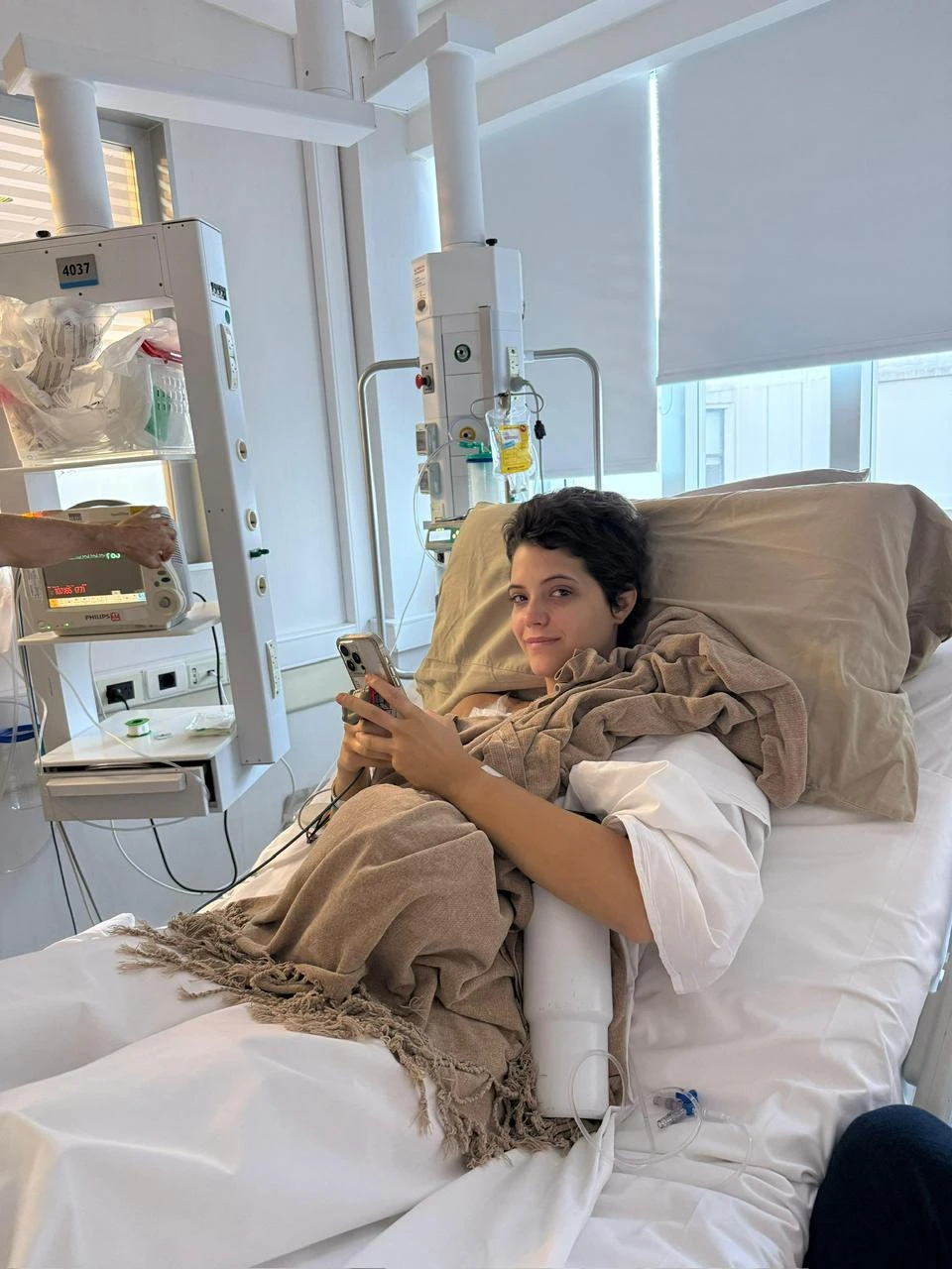 Fátima tuvo a los 19 años un cáncer de pulmón muy poco frecuente. 
