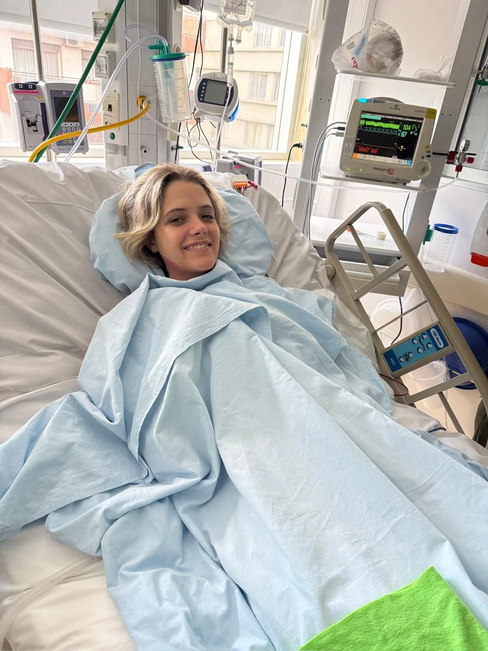 Fátima tuvo a los 19 años un cáncer de pulmón muy poco frecuente. 