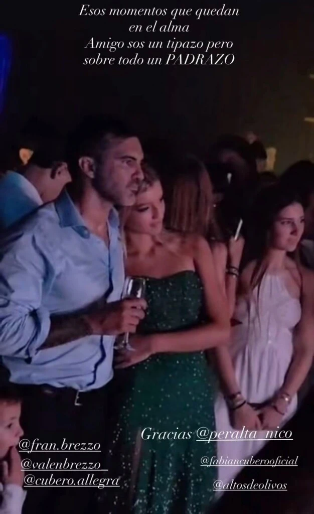 Mientras el video se reproducía, Allegra no pudo contener la emoción.