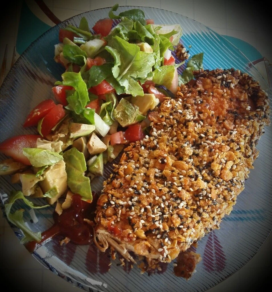 Milanesa veggie: receta de berenjenas con rebozado de frutos secos