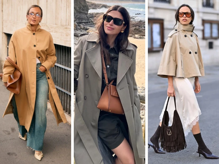 7 looks con trench: cómo usar el abrigo clave del entretiempo este otoño